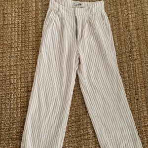 Abercrombie Linen Stripe Pants